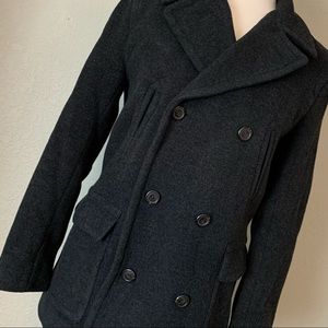 Ralph Lauren Gray Wool Double-Breasted Jacket, 6